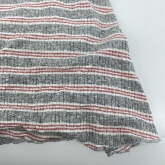 Tucker + Tate Tank Top Girls Small 7 8 Gray Pink Ribbed Knit New - Picture 2 of 6